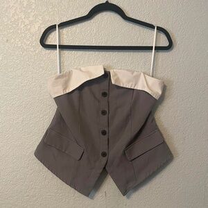 SHEIN Corset Cropped Vest